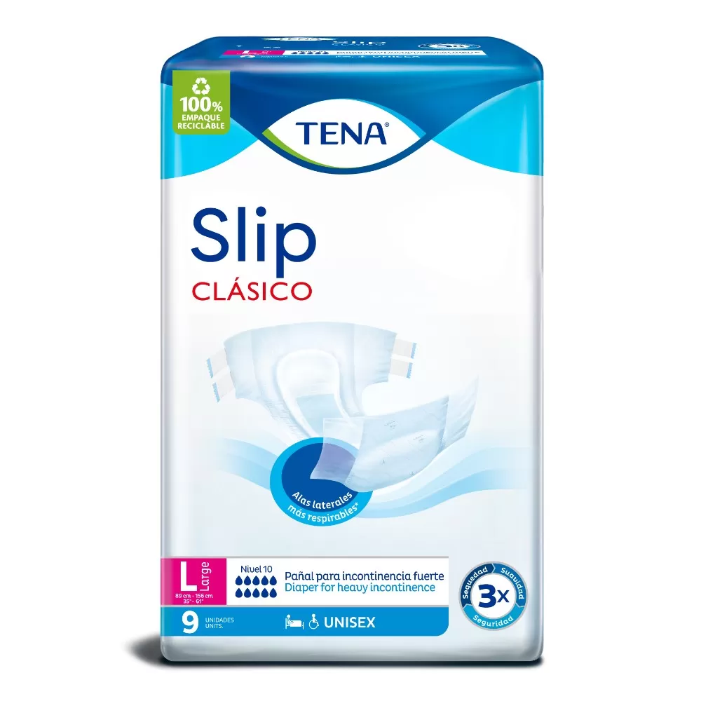 TENA SLIP COMFORT GDE 9 UNID - Imagen 1