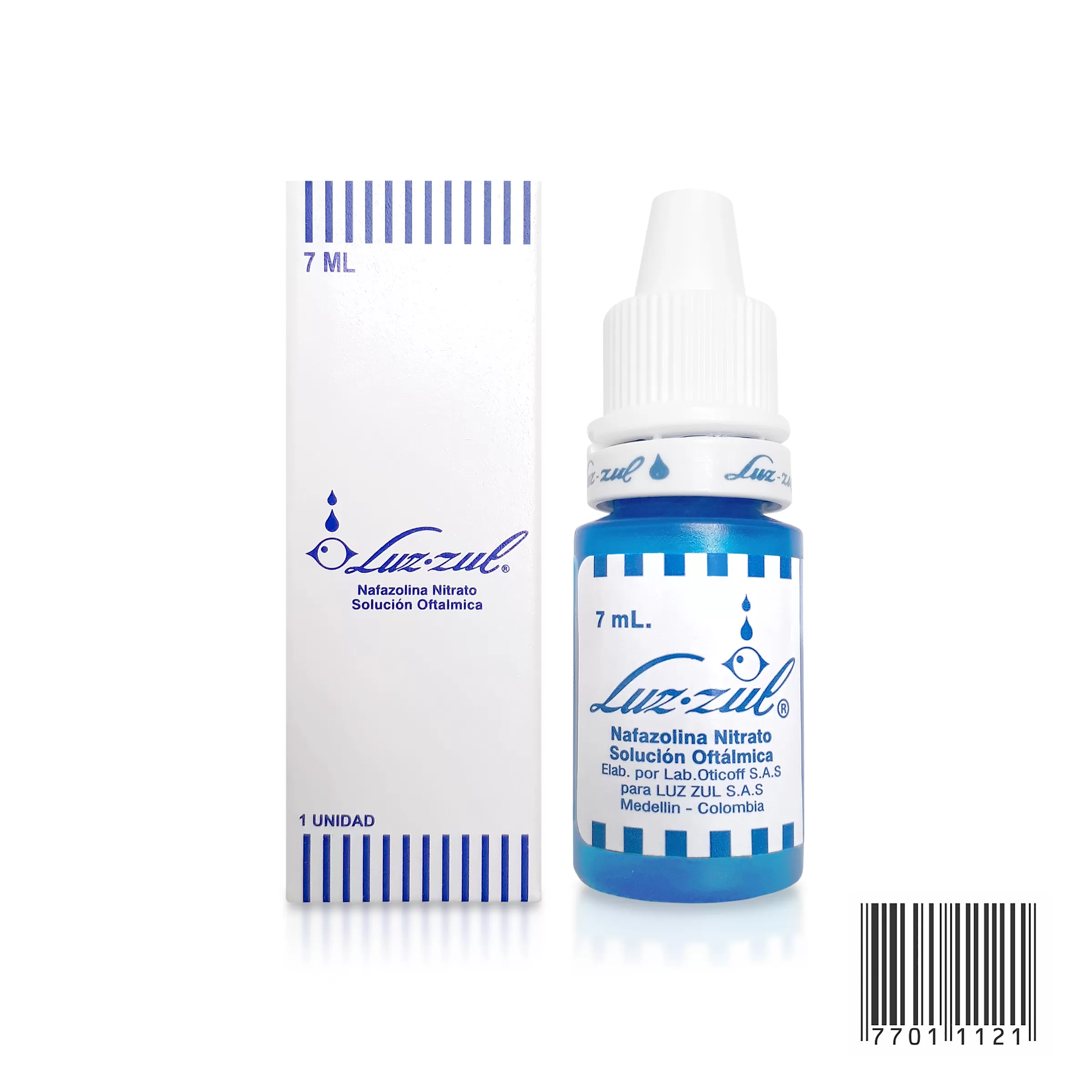 LUZ ZUL SOLUCION OFTALMICA FRASCO X 7 ML - Imagen 1