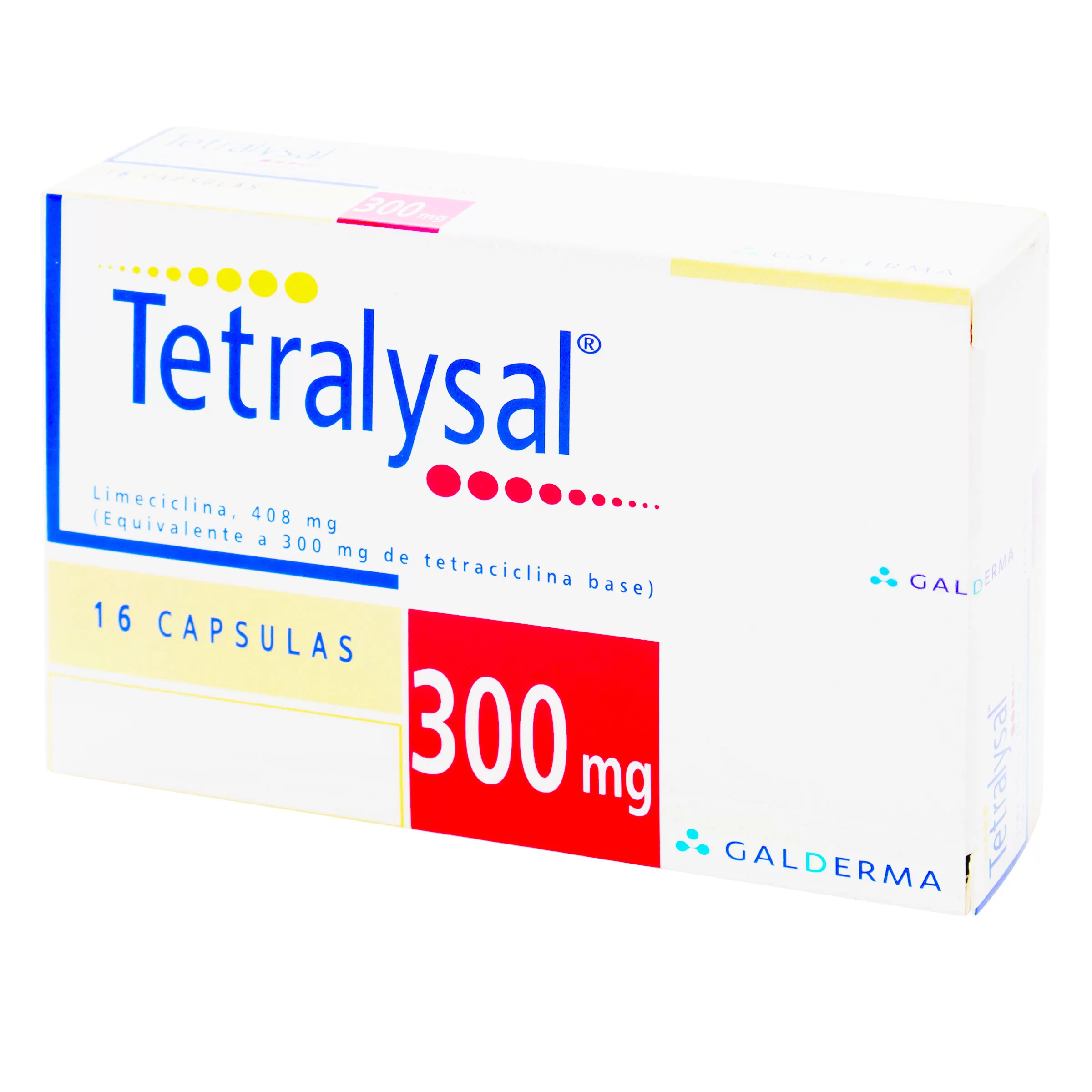TETRALYSAL 300 MG 16 CAP. - Imagen 1