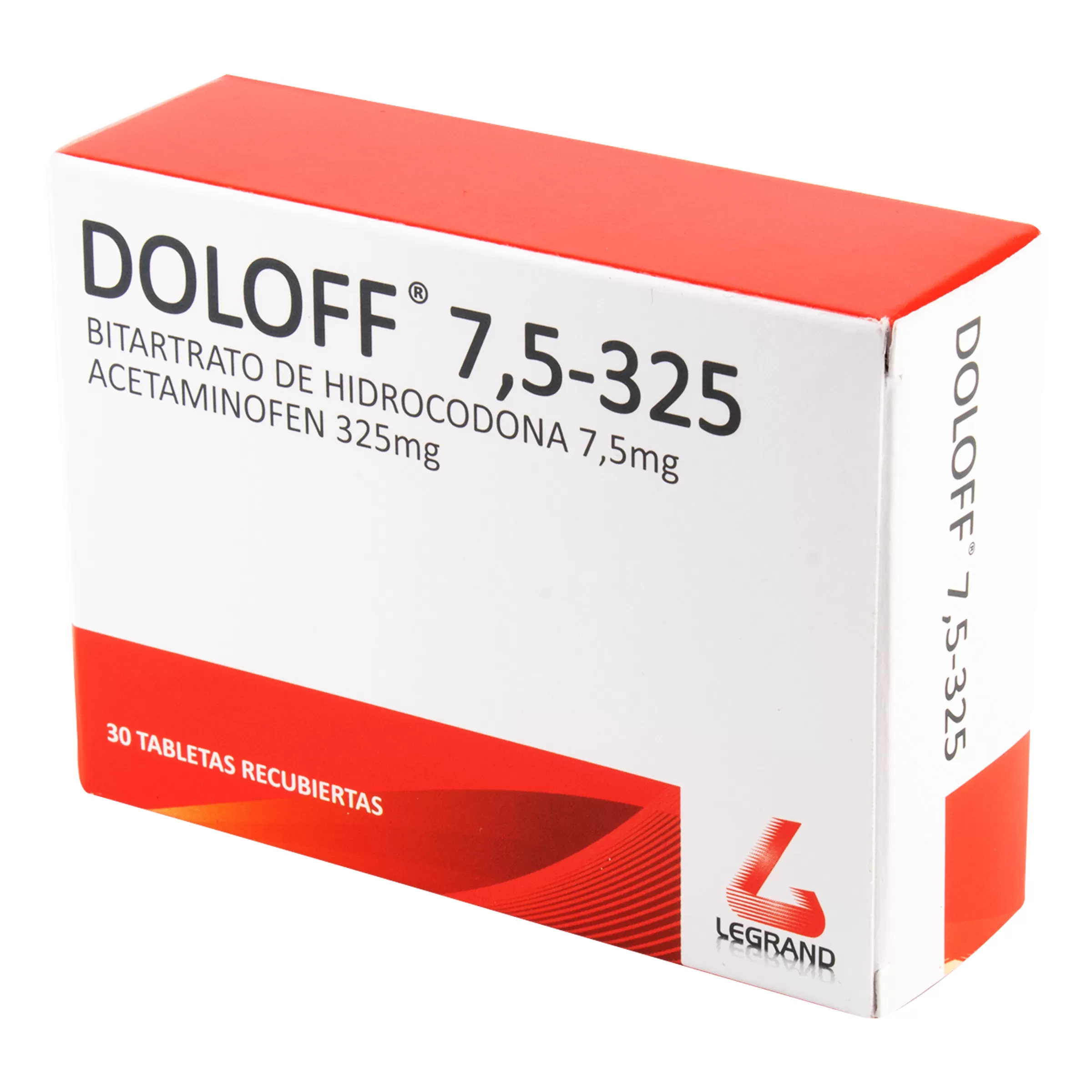 DOLOFF 7.5-325 30 TABLETAS - Imagen 1