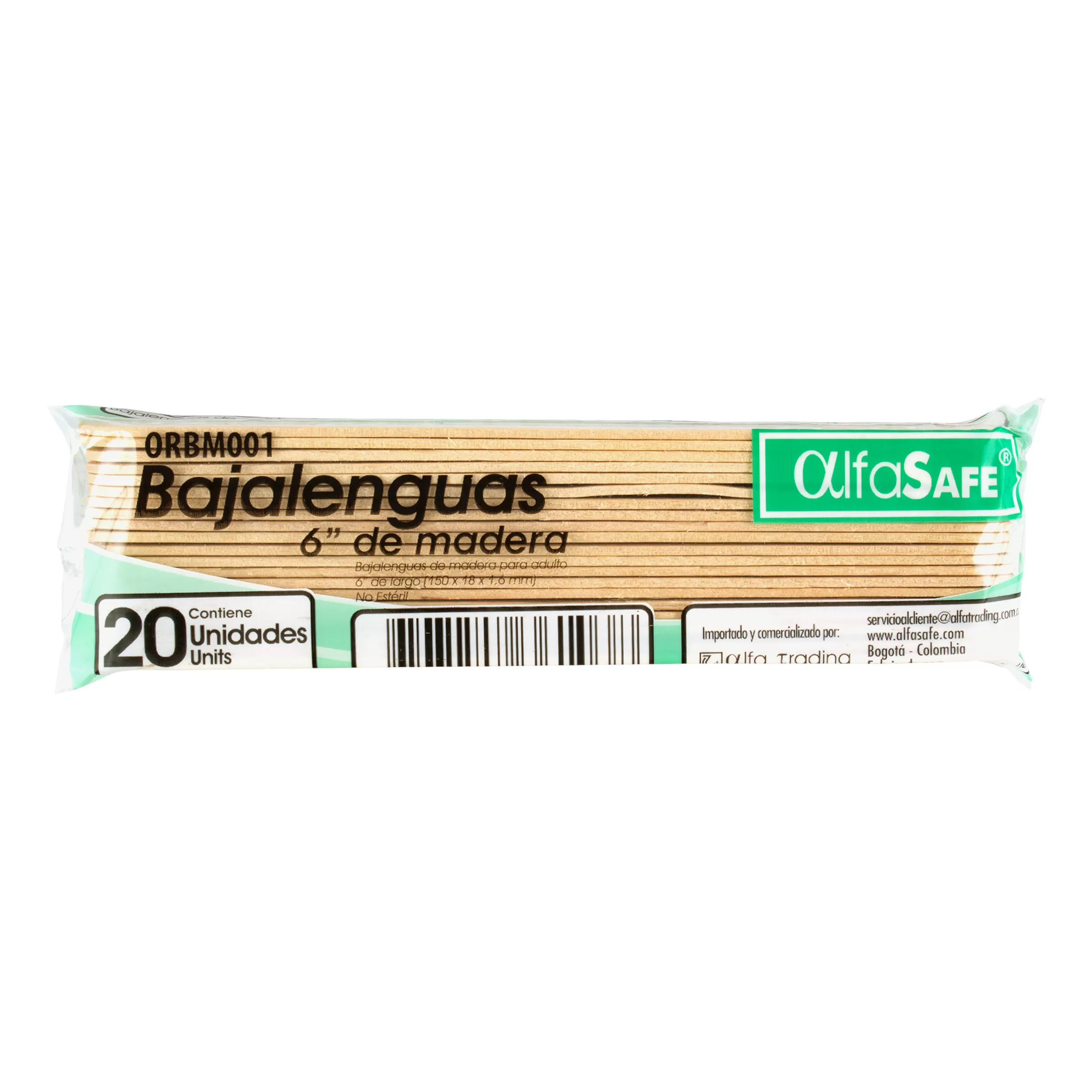 BAJALENGUAS ALFA SAFE 20 UND - Imagen 1