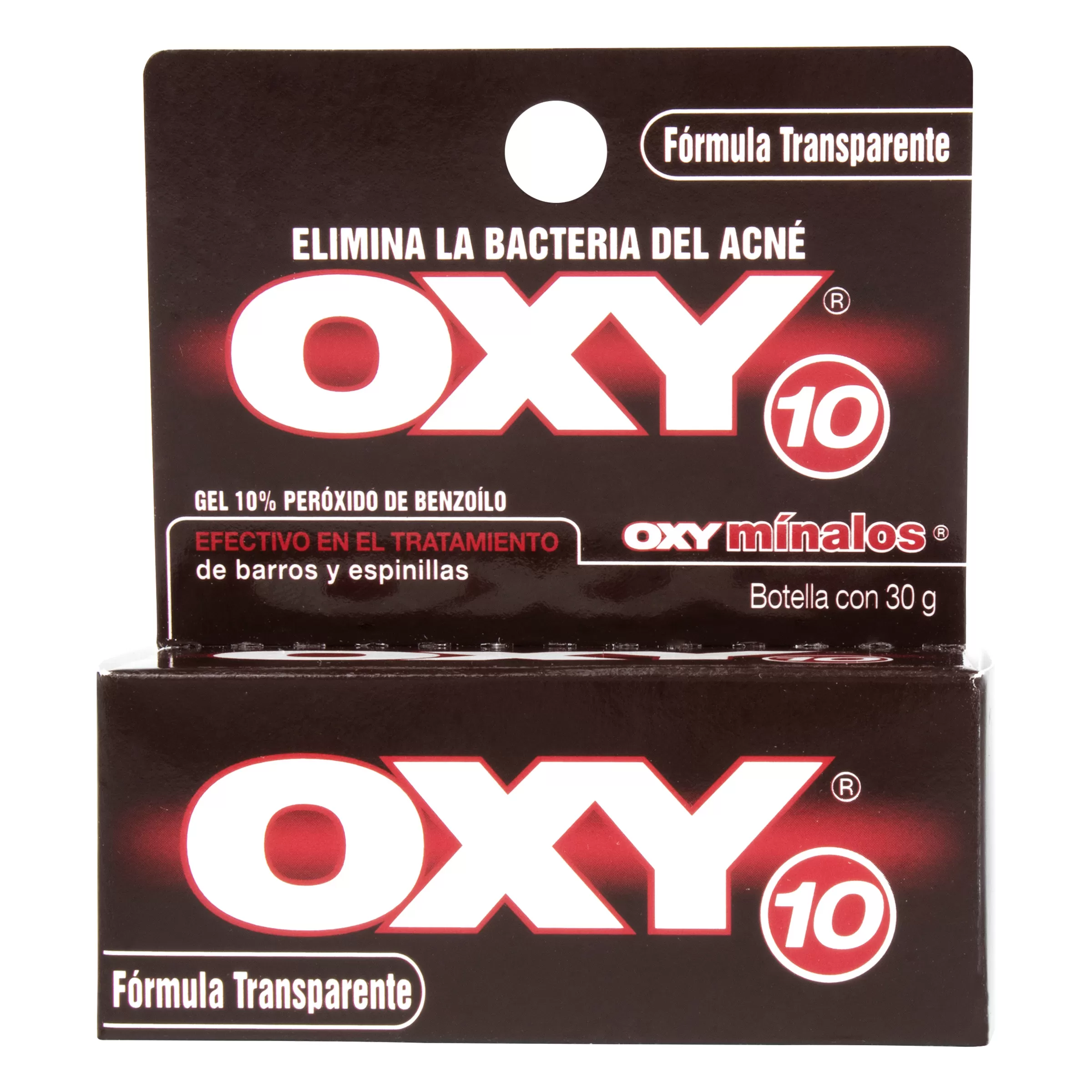 200018709 OXY 10 COLOR TRANSPARENTE 30 GR - Imagen 1