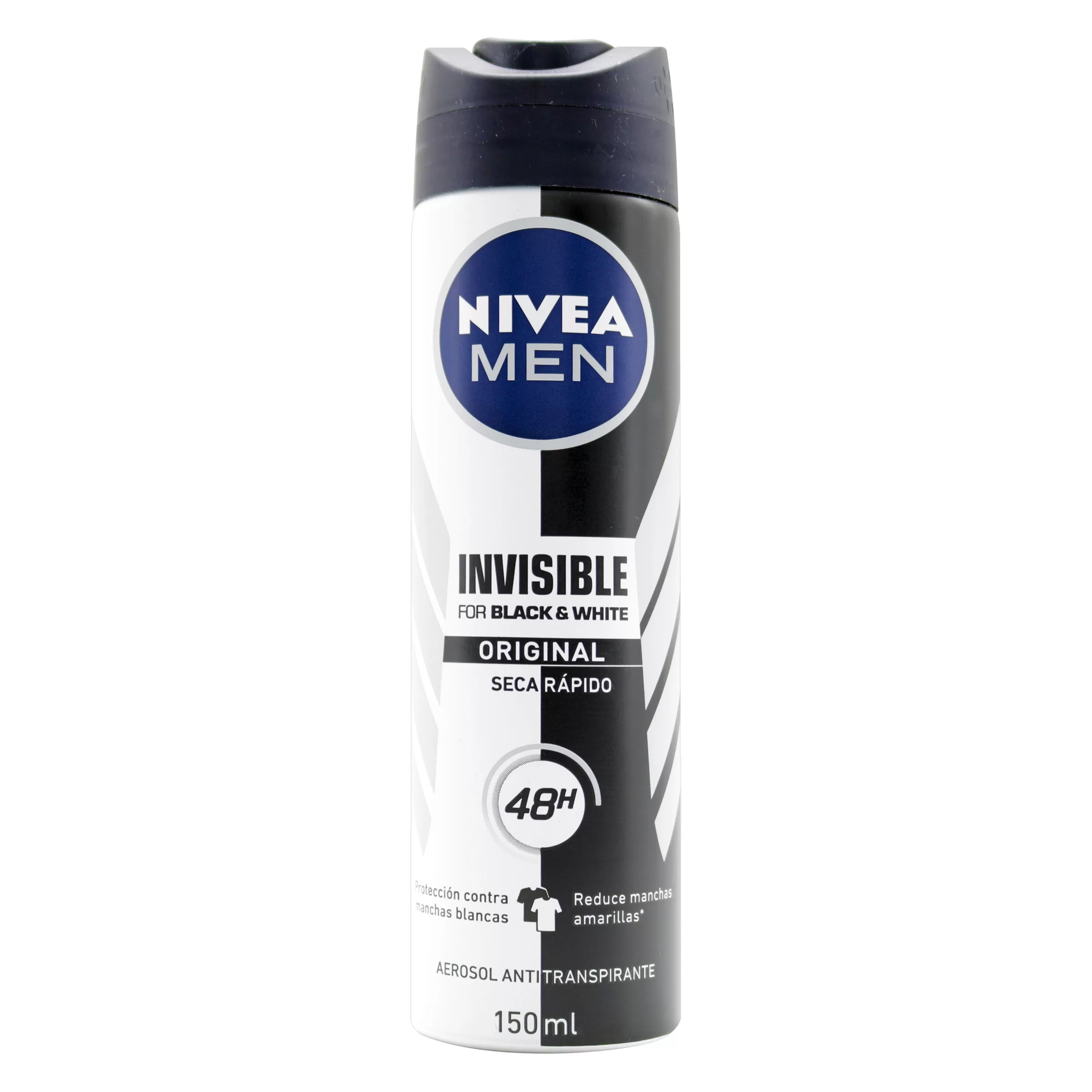 DTE.NIVEA SPRAY BLACK & WHITE 150 ML H - Imagen 1