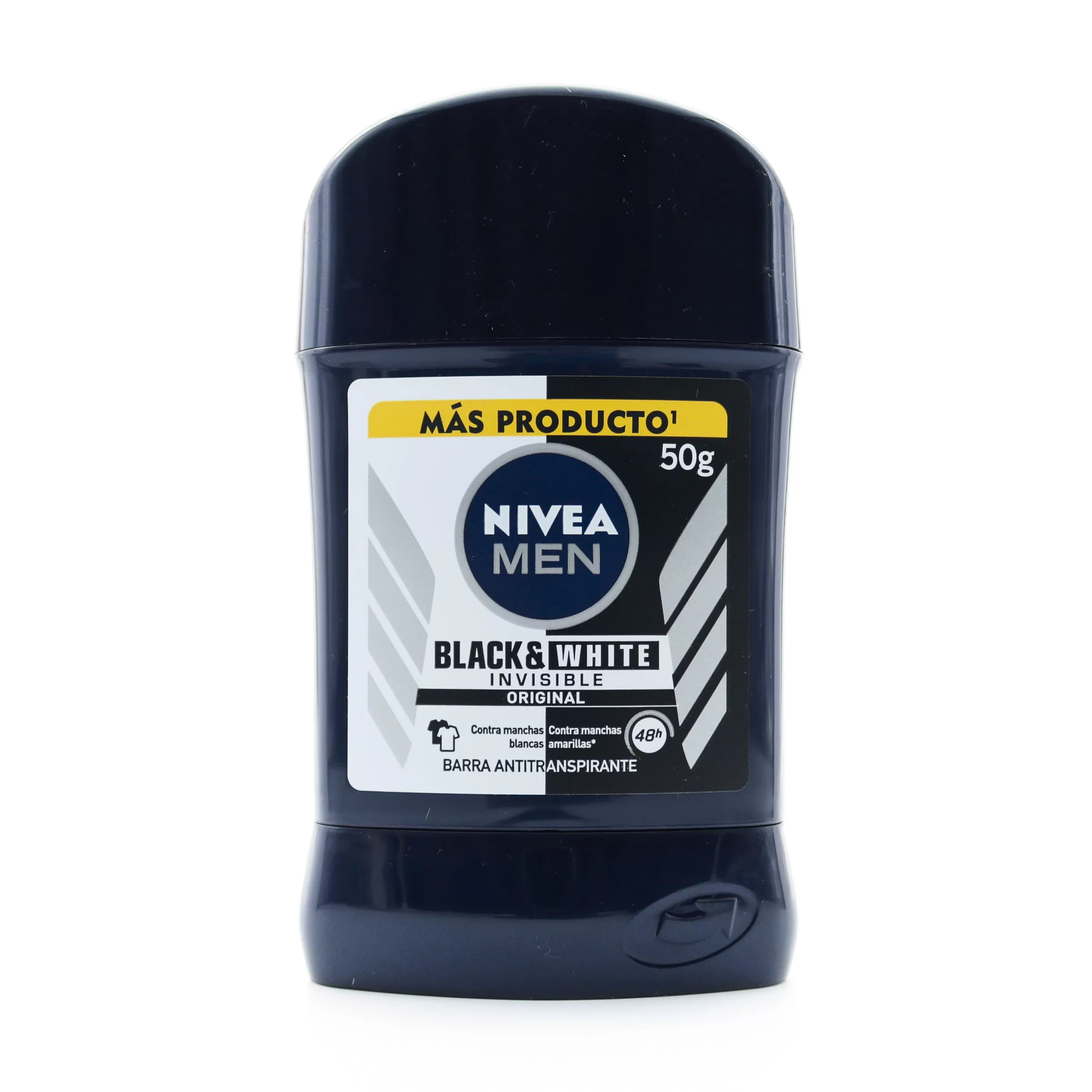 DTE.NIVEA BARRA INVISI.BLACK WHI.50GR H - Imagen 1