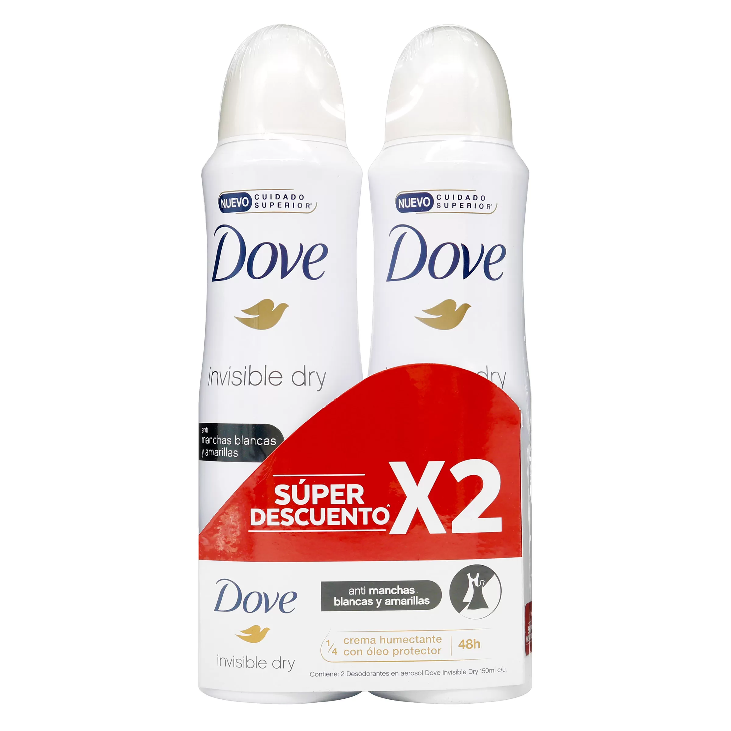 2 DTE.DOVE AERO.INVISIBLE DRY 89GR P.E - Imagen 1