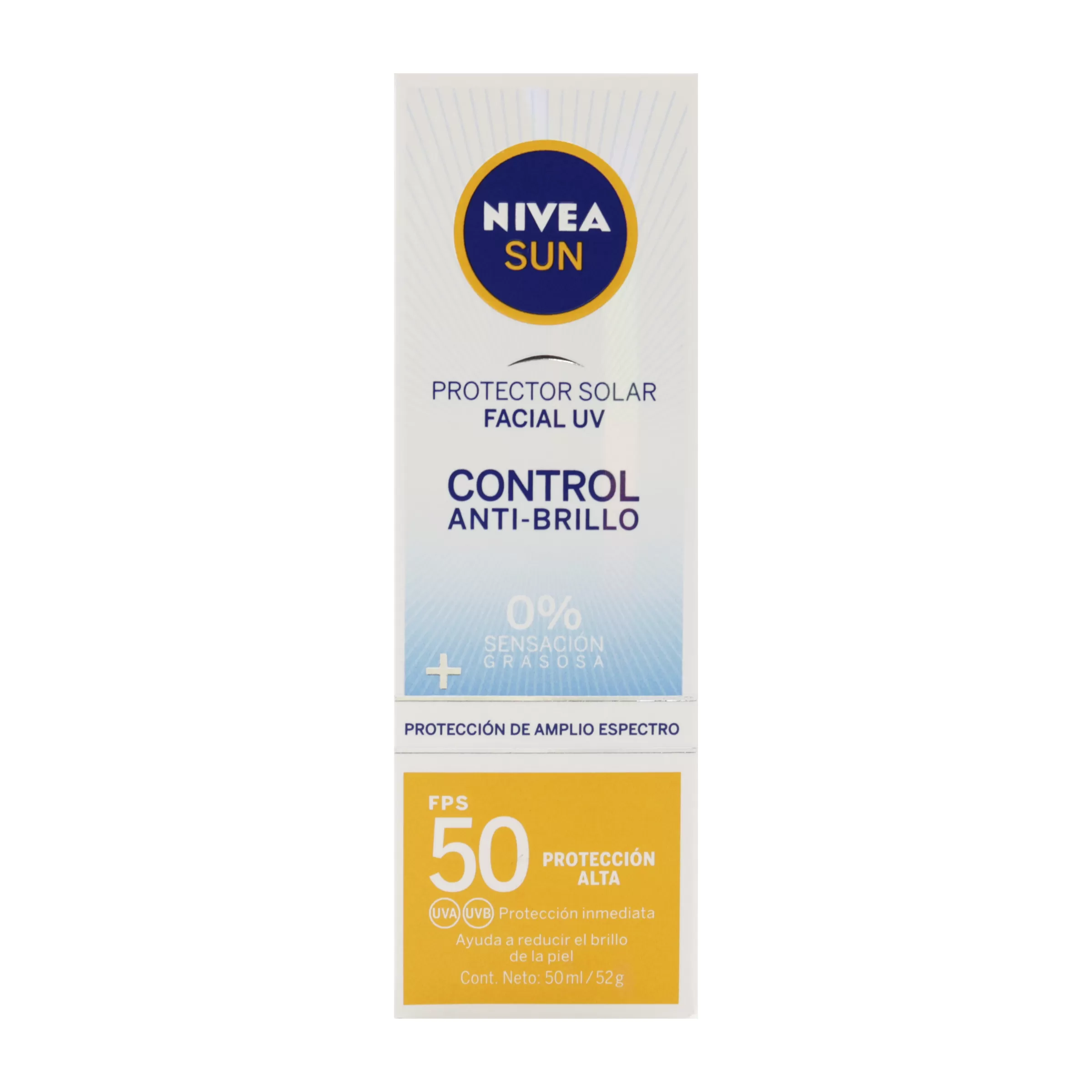 NIVEA SUN SHINE CONTROL SPF50 50 ML - Imagen 1