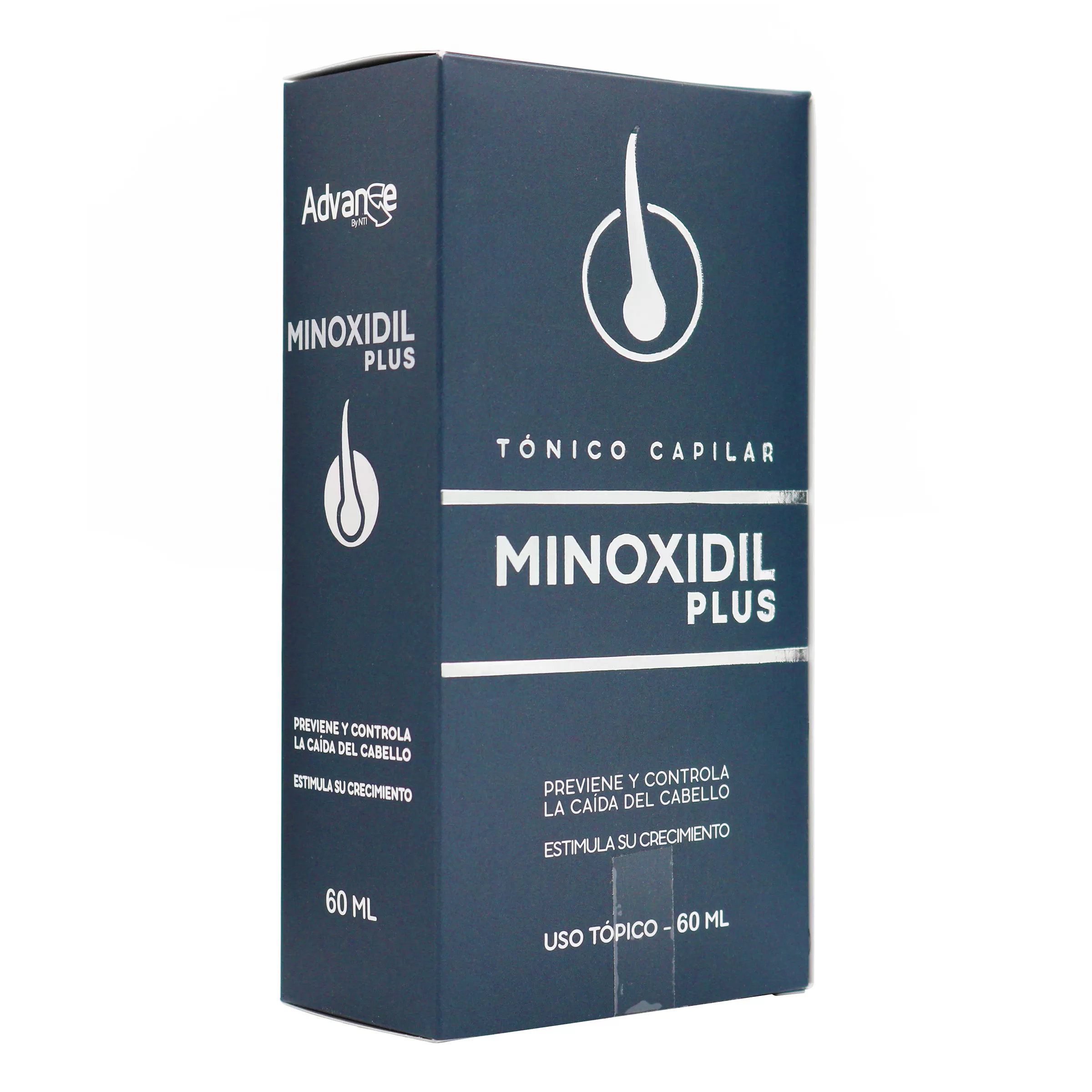 MINOXIDIL 5% ADVANCE PLUS 60 ML NTI - Imagen 1