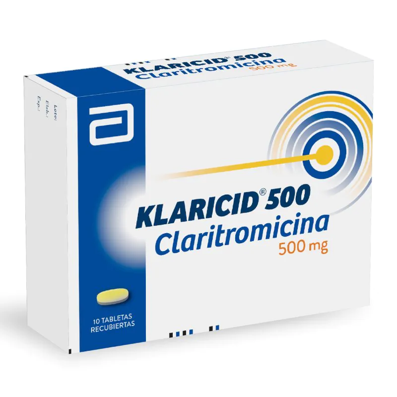 KLARICID 500 MG 10 TBS - Imagen 1