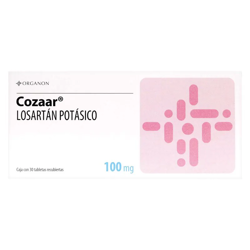 100001565 COZAAR 100 MG 30 TABLETAS - Imagen 1
