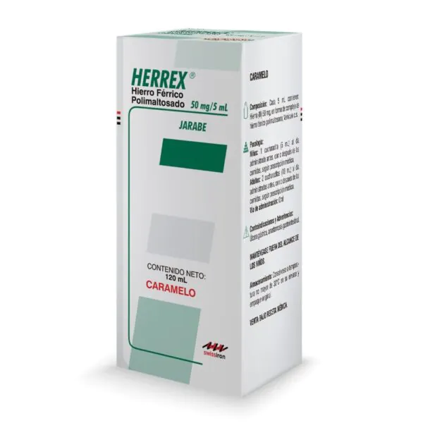 HERREX CARAMELO JARABE 120 ML - Imagen 1