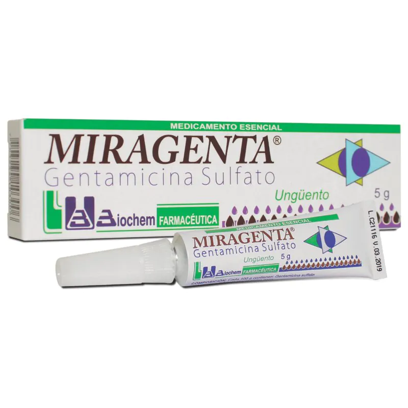 MIRAGENTA GENTAMICINA UNGUENTO 5 GR - Imagen 1