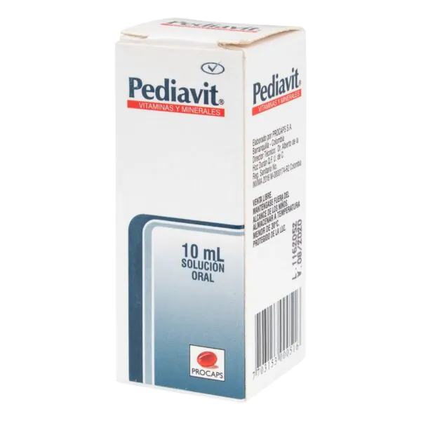 PEDIAVIT GOTAS FCO X 10 ML - Imagen 1