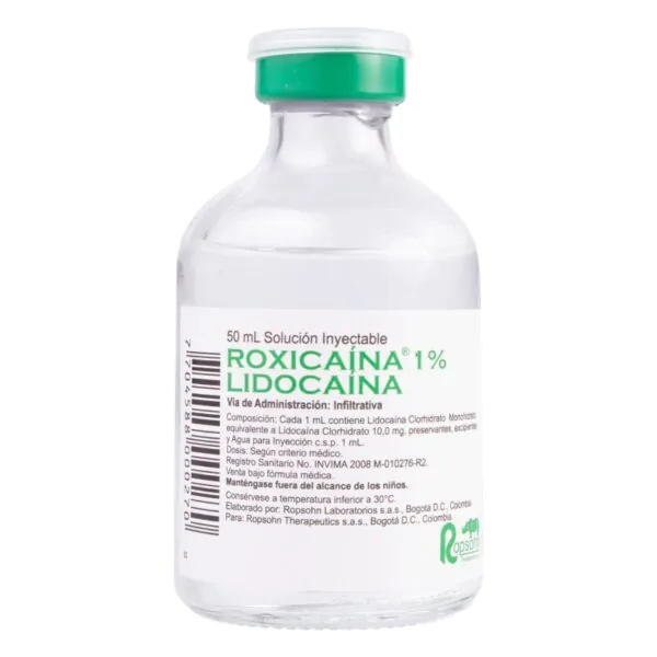 ROXICAINA 1% SIMPLE 50 ML - Imagen 1
