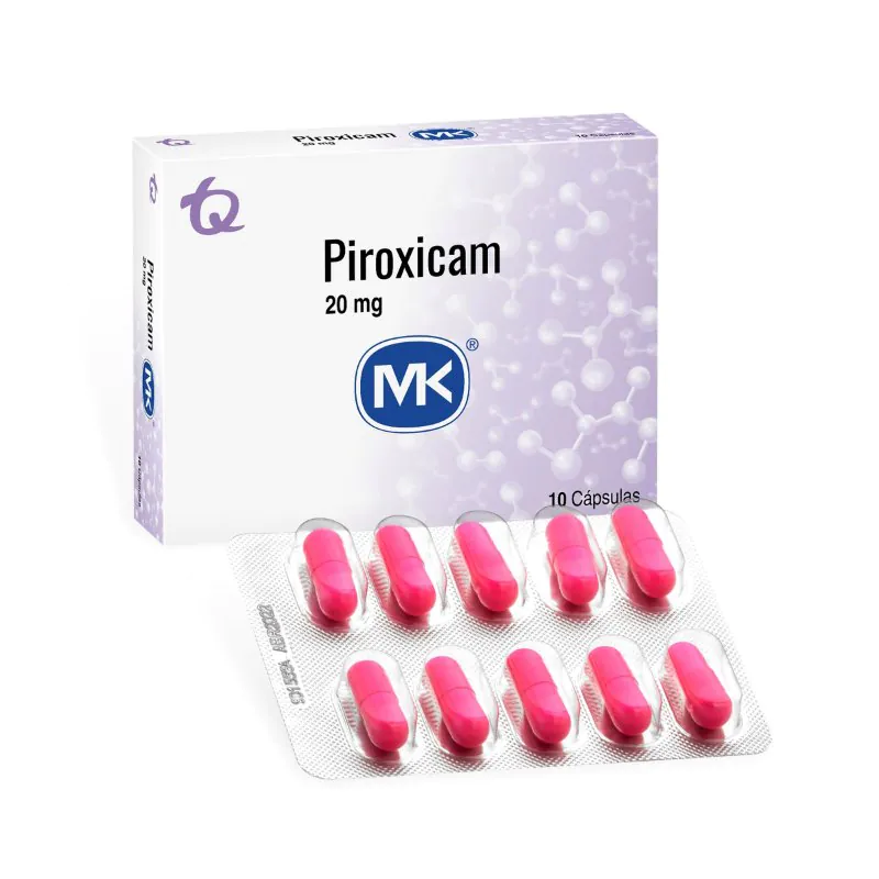 PIROXICAM 20 MG 10 CAPSULAS MK - Imagen 1