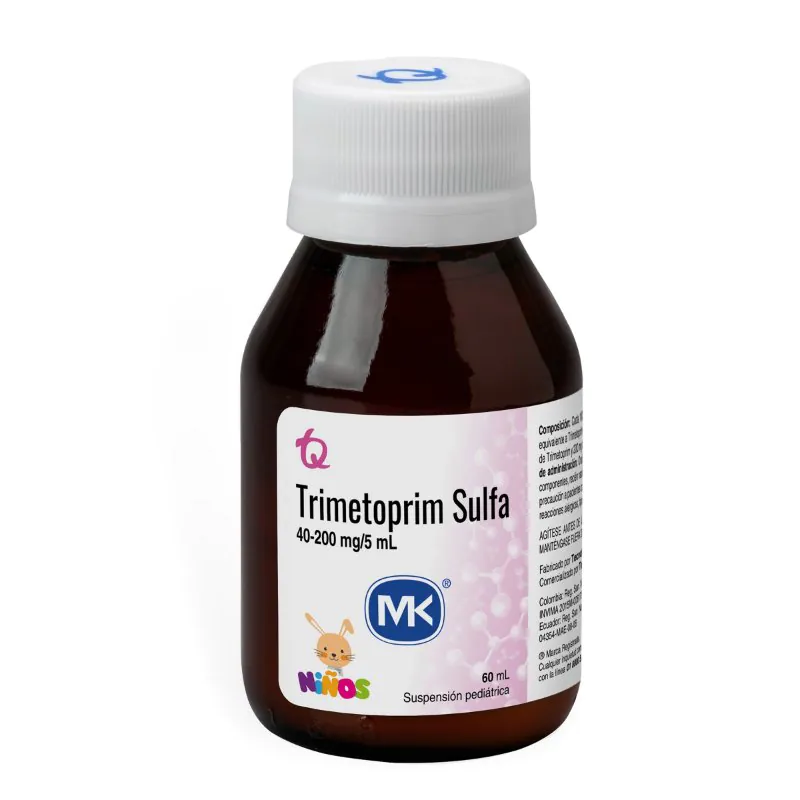 TRIMETOPRIM SULFA 40-200 SUSP.60 ML MK - Imagen 1
