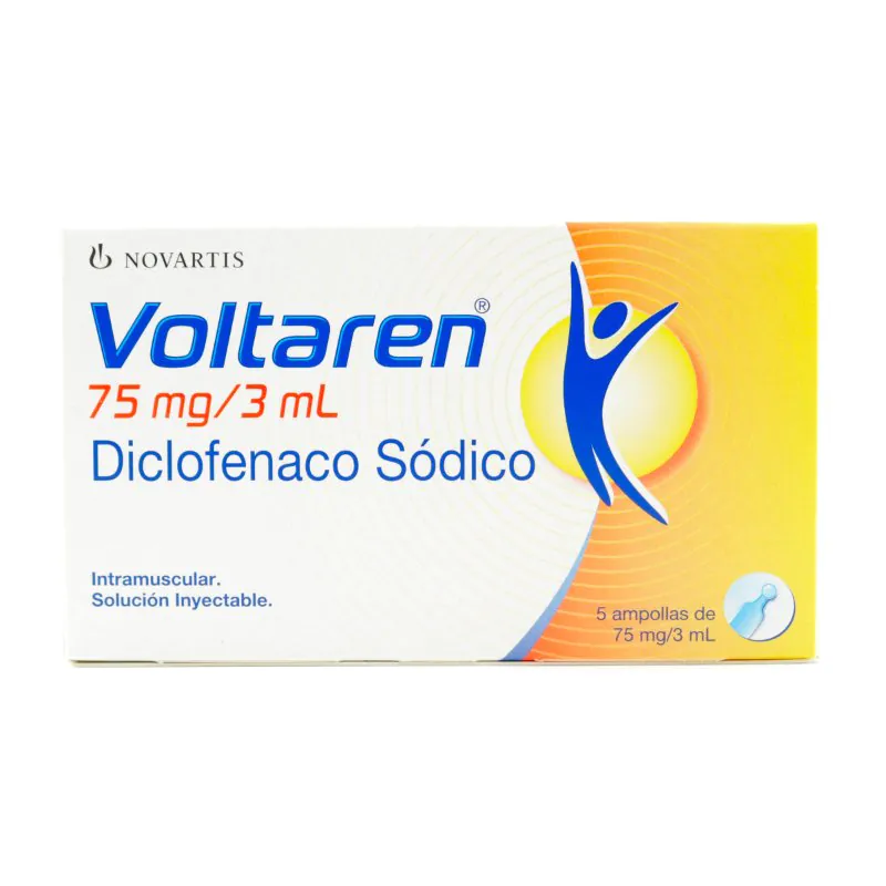 100007868 VOLTAREN 75 MG 5 AMPOLLAS - Imagen 1