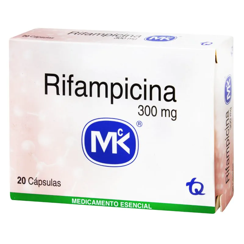 RIFAMPICINA 300 MG 20 CAPSULAS MK - Imagen 1