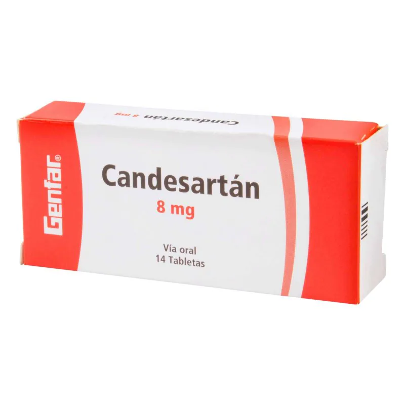 100008580 CANDESARTAN 8 MG 14 TABLETAS GF - Imagen 1
