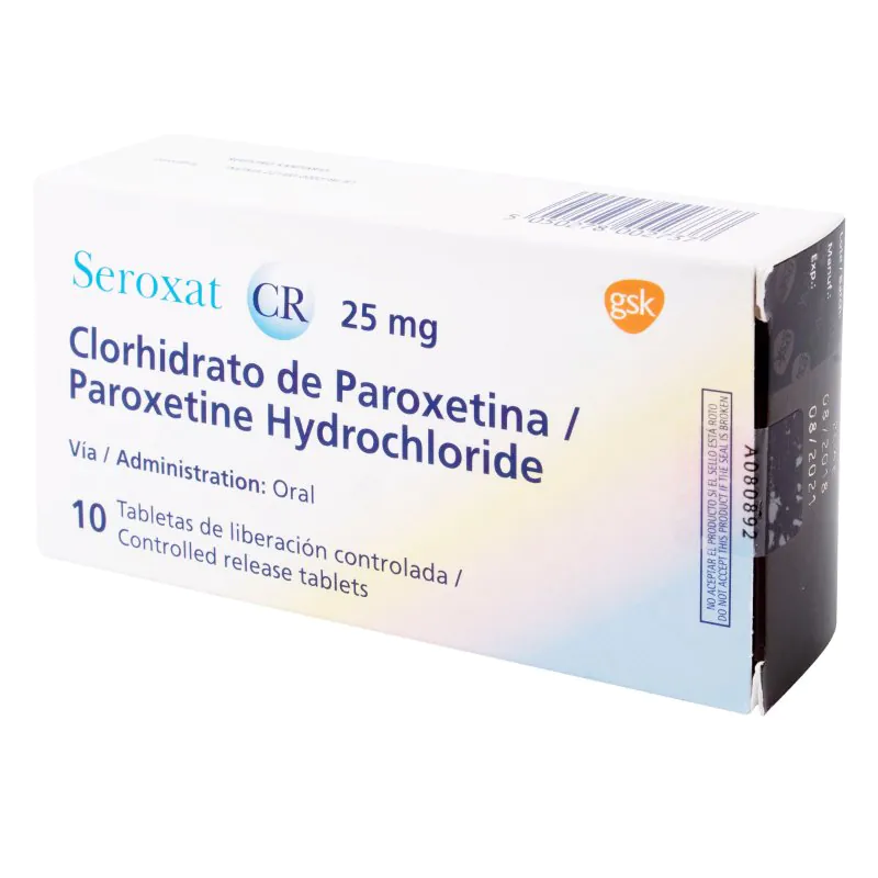 SEROXAT CR 25 MG 10 TABLETAS - Imagen 1