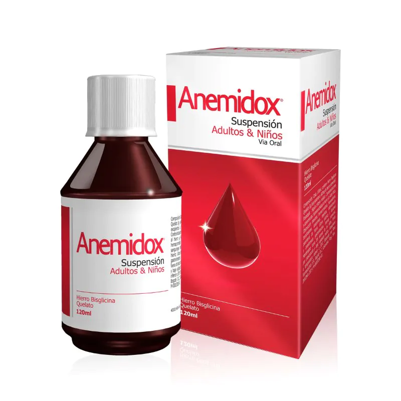 100009844 ANEMIDOX SUSPENSION 120 ML - Imagen 1