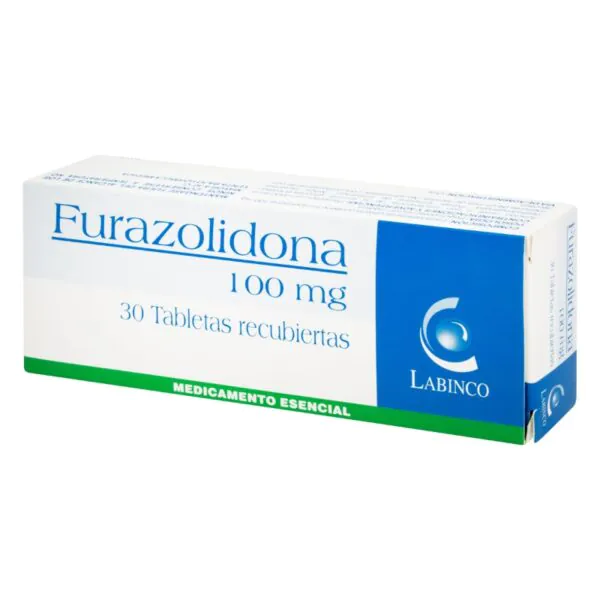 FURAZOLIDONA 100 MG 30 TABLETAS LBC - Imagen 1