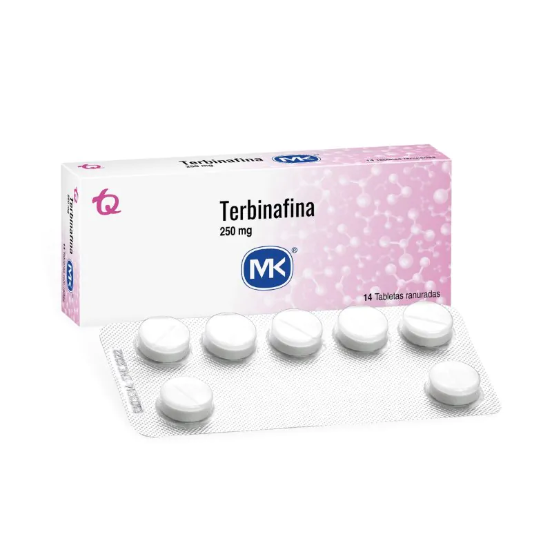 TERBINAFINA 250 MG 14 TABLETAS MK - Imagen 1