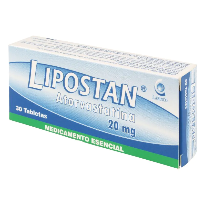 LIPOSTAN 20 MG 30 TABLETAS - Imagen 1