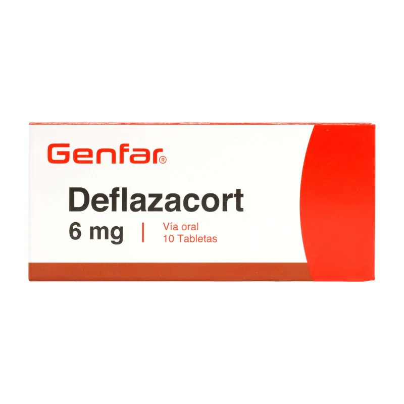DEFLAZACORT 6 MG 10TABLETAS GF7343 - Imagen 1