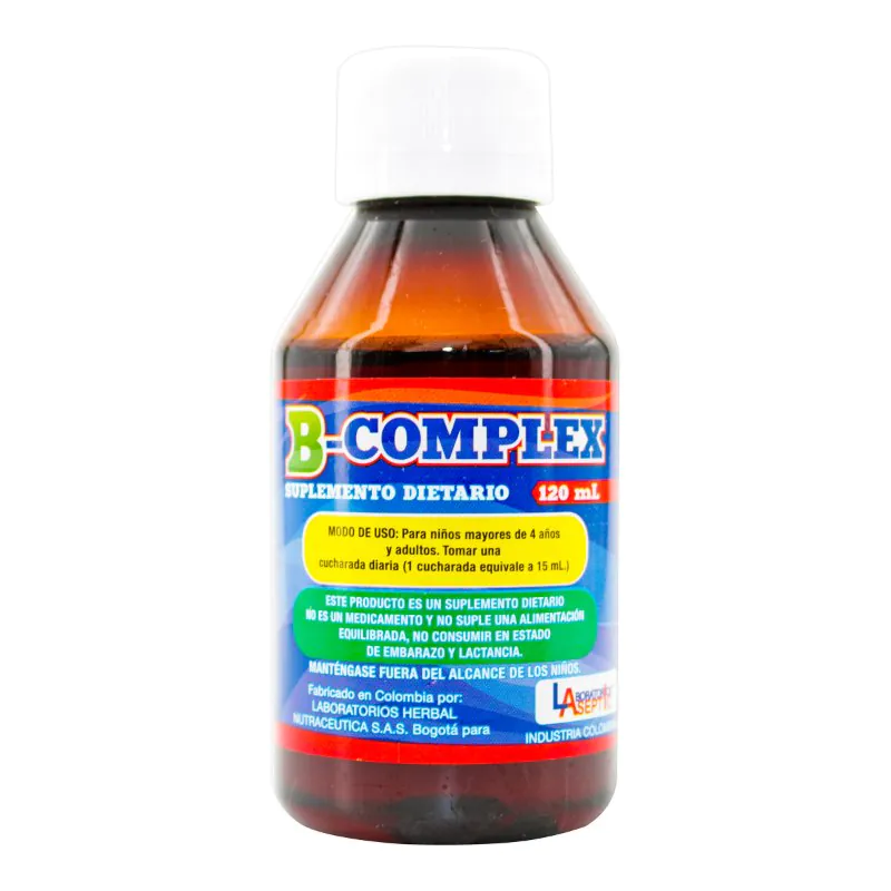 100014431 COMPLEJO B JARABE 120 ML AB - Imagen 1