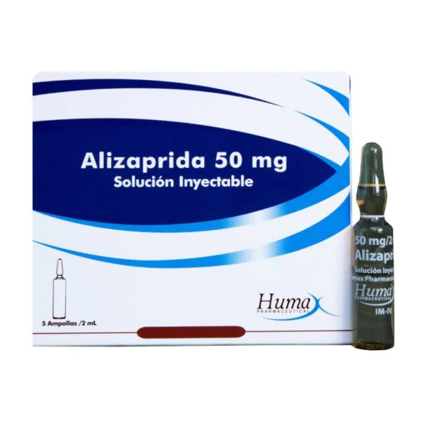 ALIZAPRIDA 50 MG/2 ML 5 AMPS HP - Imagen 1