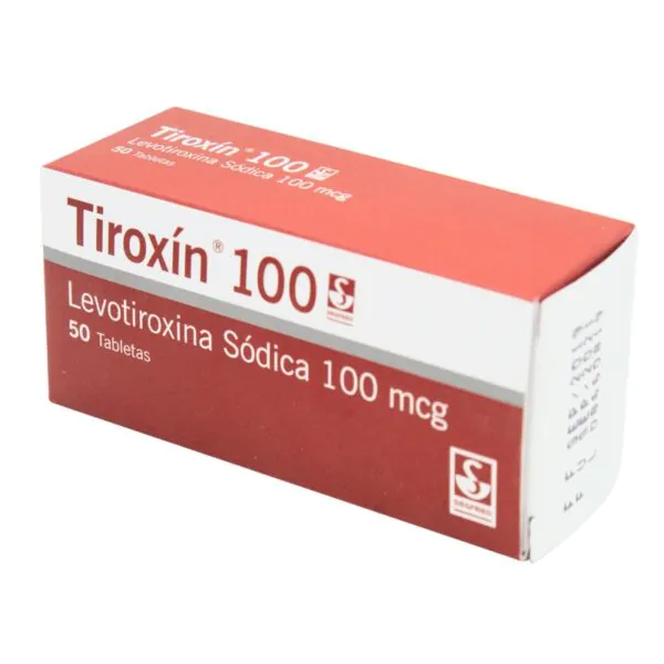 TIROXIN 100 MCG 50 TABLETAS - Imagen 1