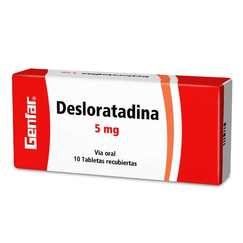 DESLORATADINA 5 MG 10 TABLETAS GF - Imagen 1