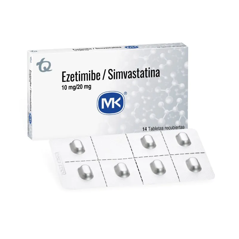 EZETIMIBA 10 MG SIMVAST.20 MG 14 TBS MK - Imagen 1