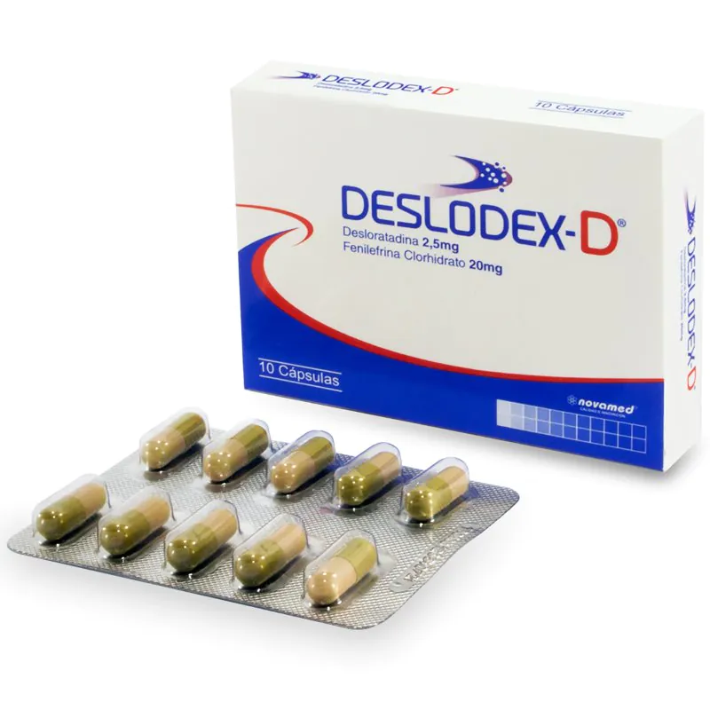 DESLODEX D 10 TABLETAS - Imagen 1