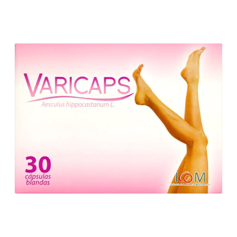 100017916 VARICAP 250 MG 30 CAP.BLAN ICOM - Imagen 1