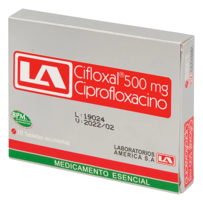 CIFLOXAL 500 MG 10 TBS LA - Imagen 1