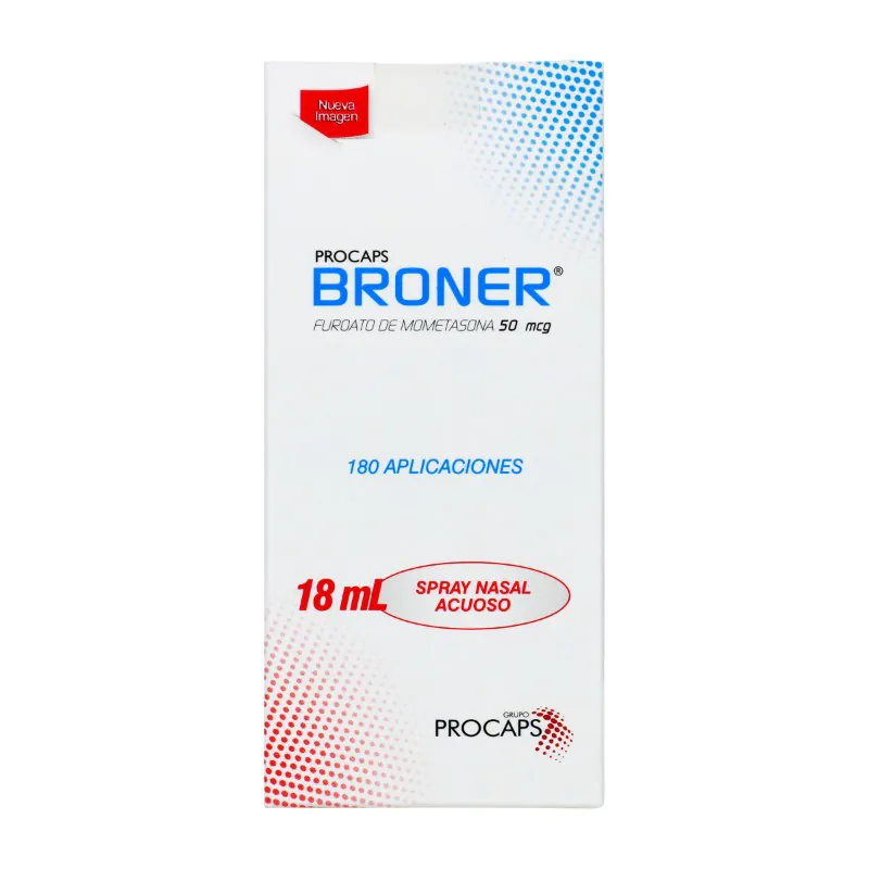 100018292 BRONER 0.50 MG INHALADOR 18 ML PC - Imagen 1