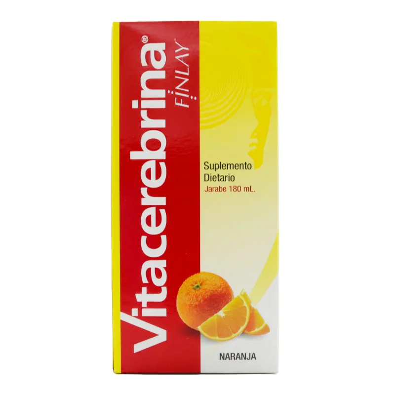 VITACEREBRINA JARABE NARANJA 180 ML - Imagen 1