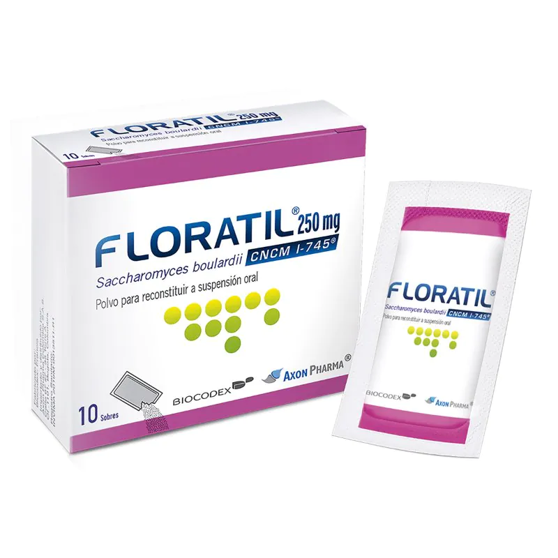100019566 FLORATIL 250 MG 10 SBS - Imagen 1