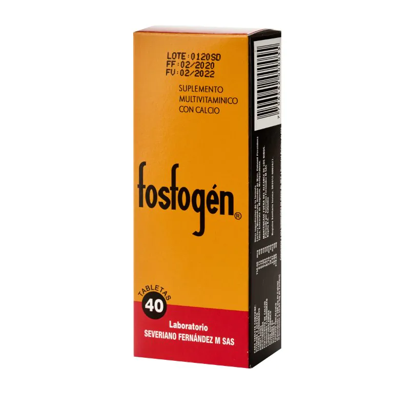 FOSFOGEN 40 TABLETAS - Imagen 1