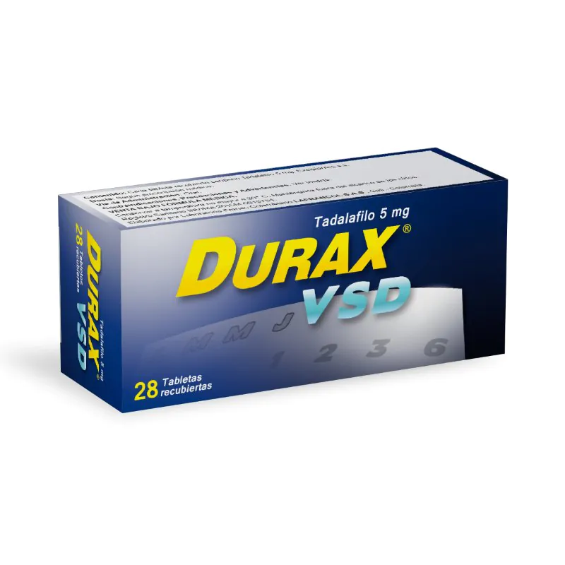 100021798 DURAX VSD 5 MG 28 TBS - Imagen 1