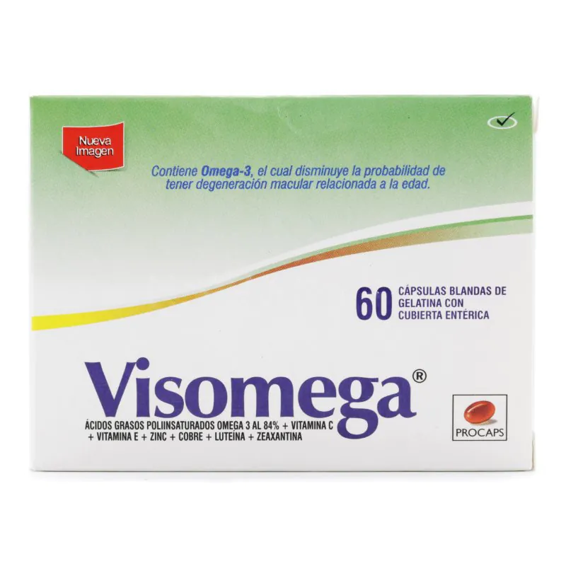 100022286 VISOMEGA 60 CAPSULAS BLAN PC - Imagen 1