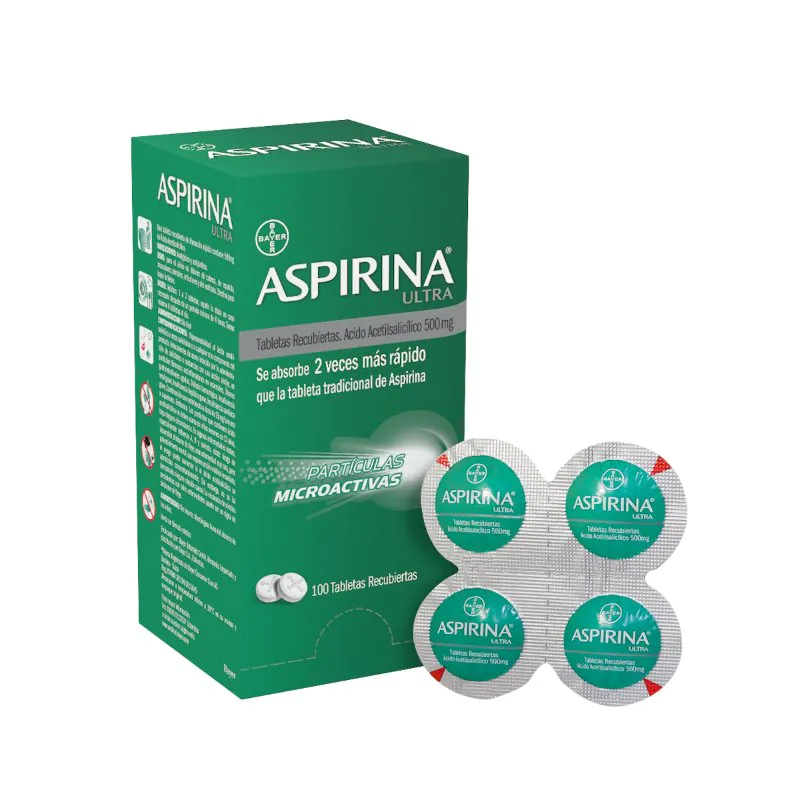 ASPIRINA ULTRA 500 MG - Imagen 1