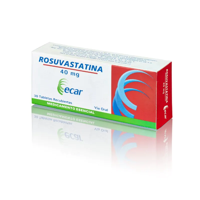 100023743 ROSUVASTATINA 40MG 30 TBS ECAR - Imagen 1