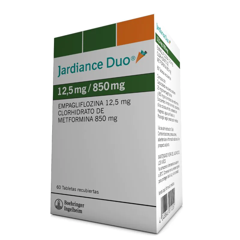JARDIANCE DUO 12.5/850MG 60 TBS - Imagen 1