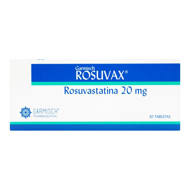 ROSUVAX 20 MG 30 TABLETAS - Imagen 1
