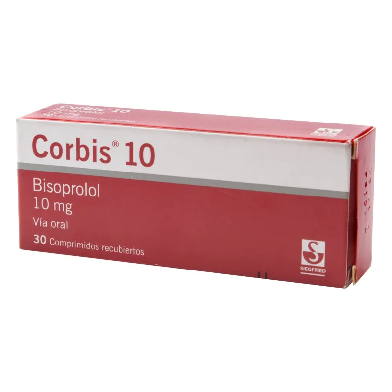 100024980 CORBIS BISOPROLOL 10 MG 30 TBS42078 - Imagen 1
