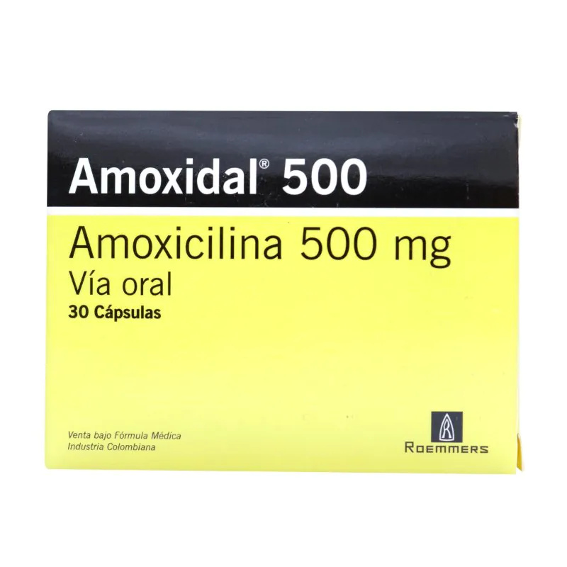 AMOXIDAL 500 MG 30 CAPSULAS - Imagen 1