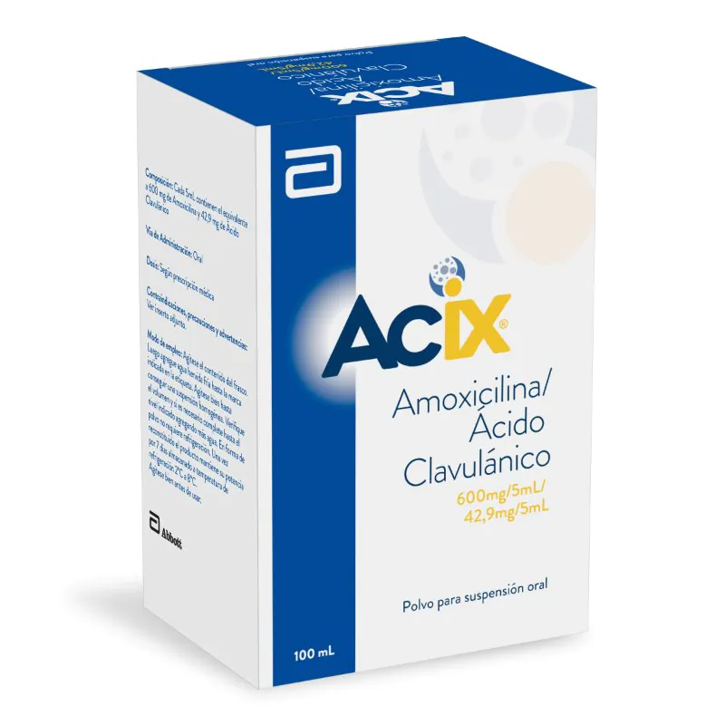 ACIX 600/42.9MG/5ML SUSPENSEN.100ML - Imagen 1