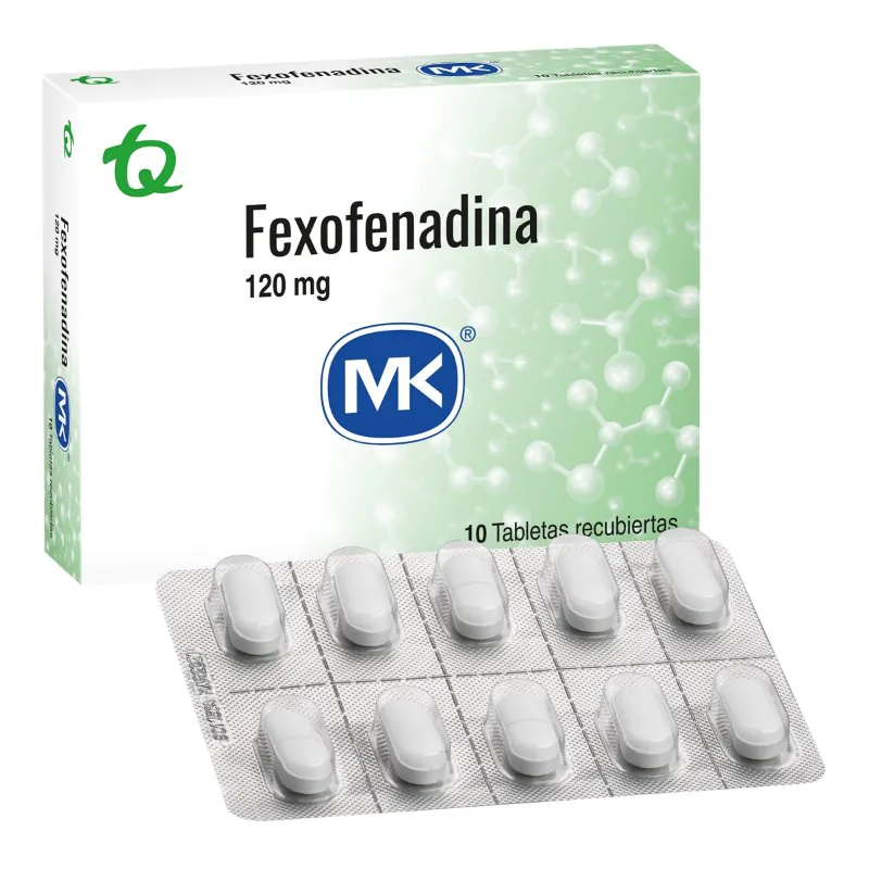 100026630 FEXOFENADINA 120 MG 10 TBS MK - Imagen 1